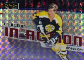 2018-19 O-Pee-Chee Platinum - In Action Mosaic #IA-19 Bobby Orr Front