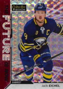 2018-19 O-Pee-Chee Platinum - The Future Is Now Mosiac #FN-6 Jack Eichel Front
