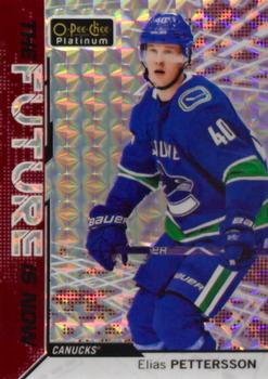 2018-19 O-Pee-Chee Platinum - The Future Is Now Mosiac #FN-13 Elias Pettersson Front