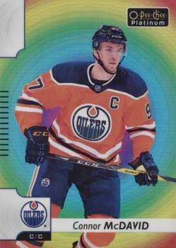 2017-18 O-Pee-Chee Platinum - Rainbow Color Wheel Photo Variations #PV-1 Connor McDavid Front