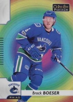 2017-18 O-Pee-Chee Platinum - Rainbow Color Wheel Photo Variations #PV-7 Brock Boeser Front