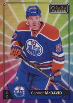 2016-17 O-Pee-Chee Platinum - Rainbow Color Wheel Photo Variations #PV-5 Connor McDavid Front