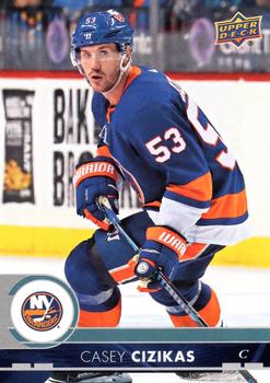 2017-18 Upper Deck New York Islanders #NYI-4 Casey Cizikas Front