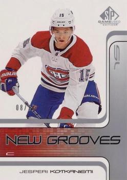 2018-19 SP Game Used - New Grooves Achievements #NG-18 Jesperi Kotkaniemi Front