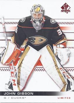 2019-20 SP Authentic - Limited Red #12 John Gibson Front