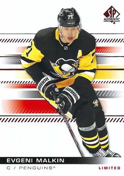 2019-20 SP Authentic - Limited Red #18 Evgeni Malkin Front