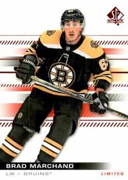 2019-20 SP Authentic - Limited Red #30 Brad Marchand Front