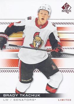 2019-20 SP Authentic - Limited Red #43 Brady Tkachuk Front
