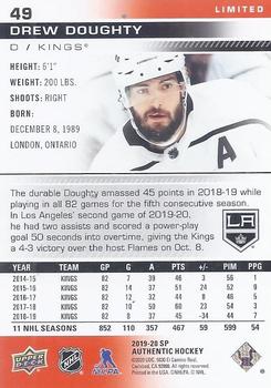 2019-20 SP Authentic - Limited Red #49 Drew Doughty Back