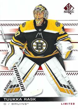 2019-20 SP Authentic - Limited Red #57 Tuukka Rask Front
