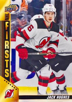 2019-20 Upper Deck - NHL Firsts Achievements #NF-19 Jack Hughes Front