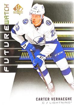2019-20 SP Authentic - Future Watch Black #204 Carter Verhaeghe Front
