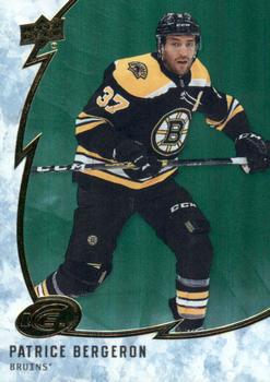 2019-20 Upper Deck Ice - Green #15 Patrice Bergeron Front