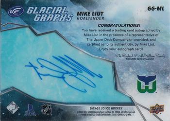 2019-20 Upper Deck Ice - Glacial Graphs #GG-ML Mike Liut Back