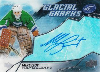 2019-20 Upper Deck Ice - Glacial Graphs #GG-ML Mike Liut Front