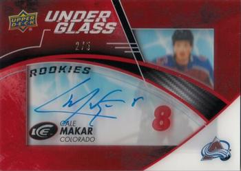 2019-20 Upper Deck Ice - Under Glass Rookie Signatures Red #UG-MA Cale Makar Front