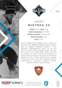 2019-20 SportZoo Tipsport Liga All Star 2020 #A12 Josef Mikyska Back