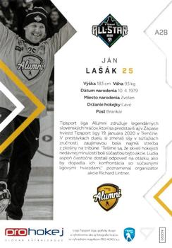 2019-20 SportZoo Tipsport Liga All Star 2020 #A28 Jan Lasak Back