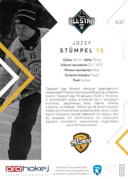2019-20 SportZoo Tipsport Liga All Star 2020 #A37 Jozef Stümpel Back