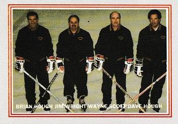 1992-93 Muskoka Bears (MetJHL) #NNO Wayne Scott / Dave Hough / Brian Hough / Jim Wright Front