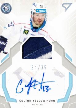 2019-20 SportZoo Tipsport Liga All Star 2020 - TL 2019-20 Auto Patch #AP04 Colton Yellow Horn Front