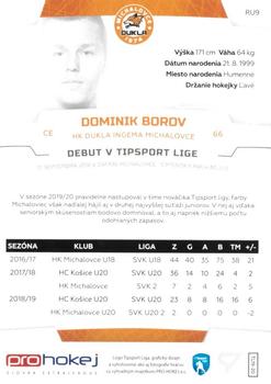 2019-20 SportZoo Tipsport Liga All Star 2020 - TL 2019-20 Rookie Rockets Update #RU9 Dominik Borov Back