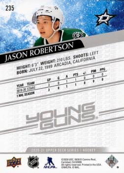 2020-21 Upper Deck #235 Jason Robertson Back