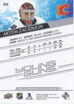 2020-21 Upper Deck #244 Artem Zagidulin Back