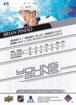 2020-21 Upper Deck #475 Brian Pinho Back