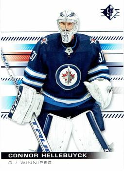 2019-20 SP - Blue #68 Connor Hellebuyck Front