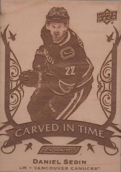 2019-20 Upper Deck Engrained - Carved in Time #CT-2 Daniel Sedin Front