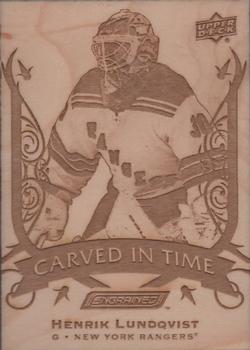 2019-20 Upper Deck Engrained - Carved in Time #CT-6 Henrik Lundqvist Front