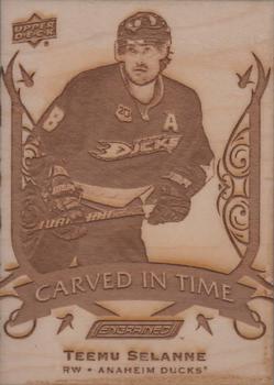 2019-20 Upper Deck Engrained - Carved in Time #CT-8 Teemu Selanne Front