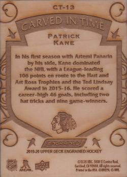 2019-20 Upper Deck Engrained - Carved in Time #CT-13 Patrick Kane Back