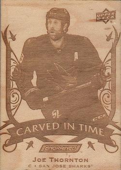 2019-20 Upper Deck Engrained - Carved in Time #CT-14 Joe Thornton Front