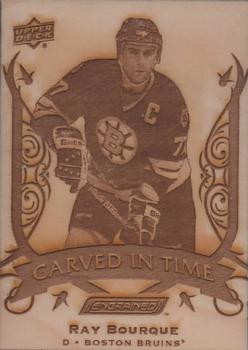 2019-20 Upper Deck Engrained - Carved in Time #CT-18 Ray Bourque Front