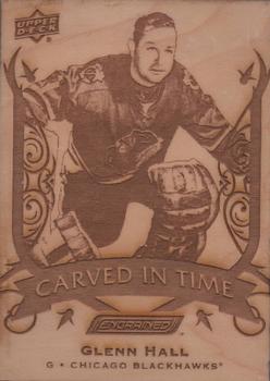 2019-20 Upper Deck Engrained - Carved in Time #CT-24 Glenn Hall Front