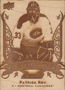 2019-20 Upper Deck Engrained - Carved in Time #CT-30 Patrick Roy Front