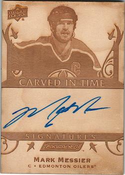 2019-20 Upper Deck Engrained - Carved in Time Signatures #CTS-16 Mark Messier Front