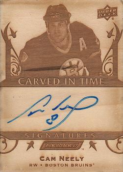 2019-20 Upper Deck Engrained - Carved in Time Signatures #CTS-21 Cam Neely Front