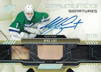 2019-20 Upper Deck Engrained - Complete Sticks Signatures #CSS-LI Mike Liut Front