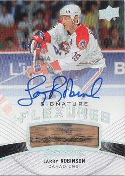 2019-20 Upper Deck Engrained - Signature Flexures #SF-LR Larry Robinson Front