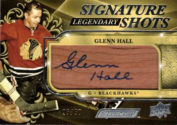 2019-20 Upper Deck Engrained - Legendary Signature Shots #LSS-GH Glenn Hall Front