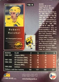 2000-01 Czech DS Extraliga - Top Stars #TS5 Robert Reichel Back