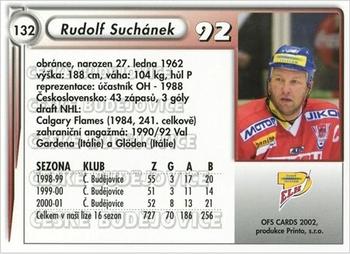2001-02 Czech OFS #132 Rudolf Suchanek Back