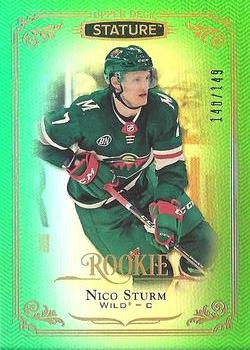 2019-20 Upper Deck Stature - Green #198 Nico Sturm Front