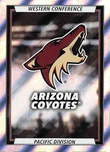 2020-21 Topps NHL Sticker Collection #18 Arizona Coyotes Logo Front