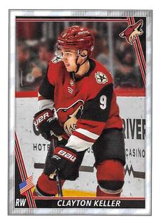 2020-21 Topps NHL Sticker Collection #25 Clayton Keller Front