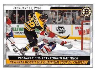 2020-21 Topps NHL Sticker Collection #36 2019/20 Team Highlight Front