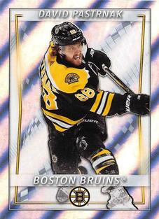 2020-21 Topps NHL Sticker Collection #39 David Pastrnak Front